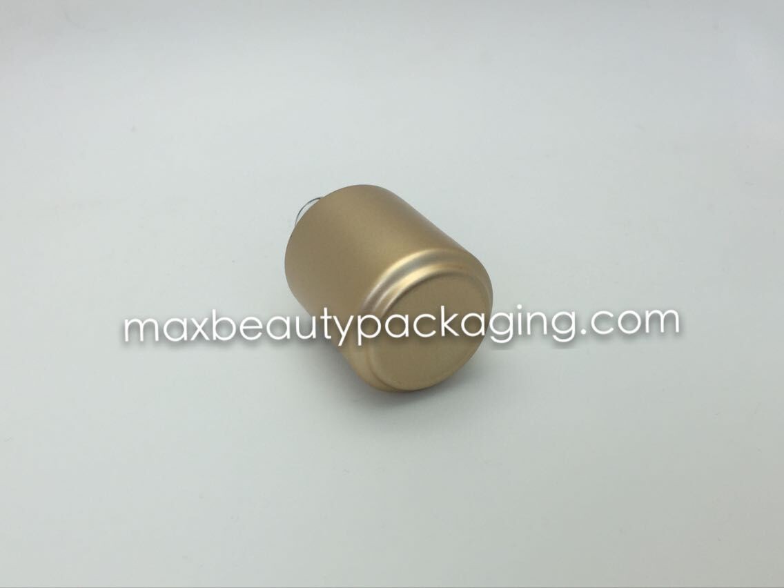 high quality powder coating gel bottle and uv matte gold finish coating 15ml round shape nail polish packaging