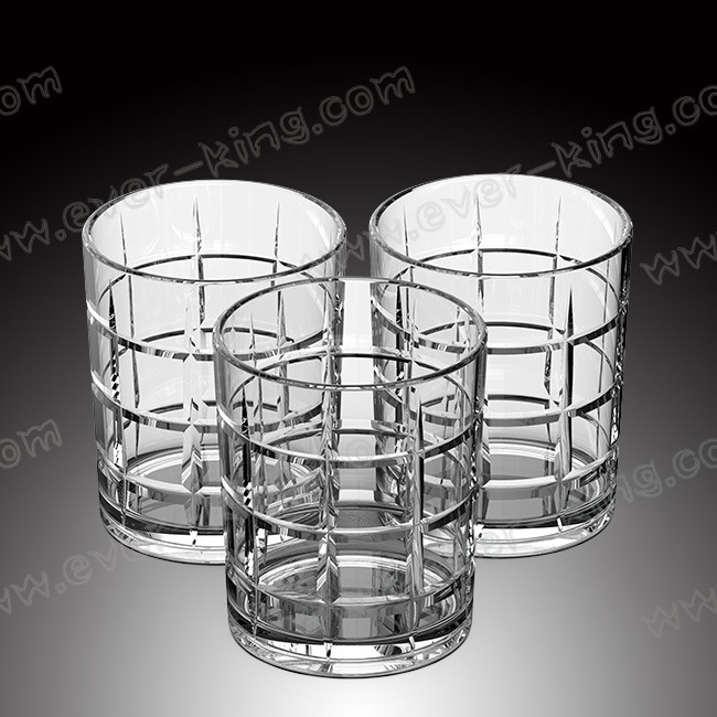 Smooth Transparent Glass Cup Without Handle 80*82mm