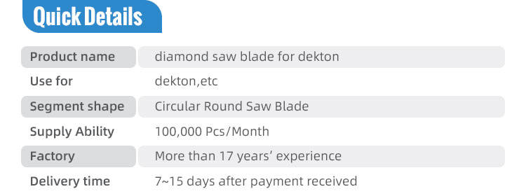 High Cost Performance Diamond Saw Blades for Dekton 16 Inch14in Cutting Power Tools
