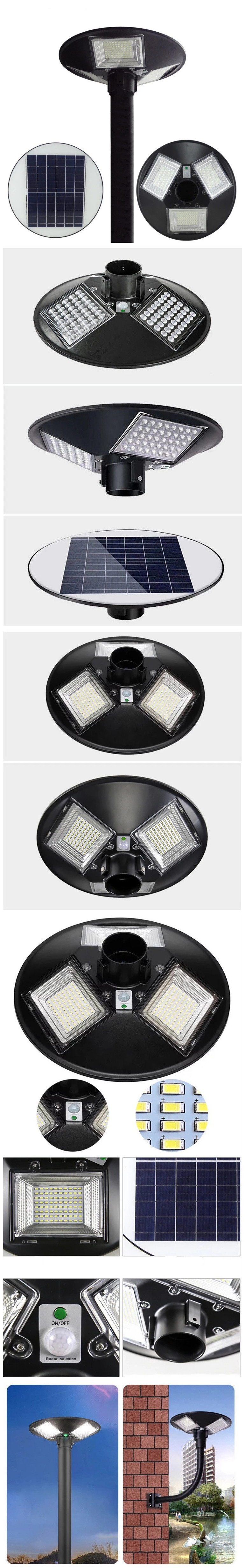 Outdoor Wall UFO LED Solar Garden Lights Solar Street Lamp 300W 6500k UFO Solar Light