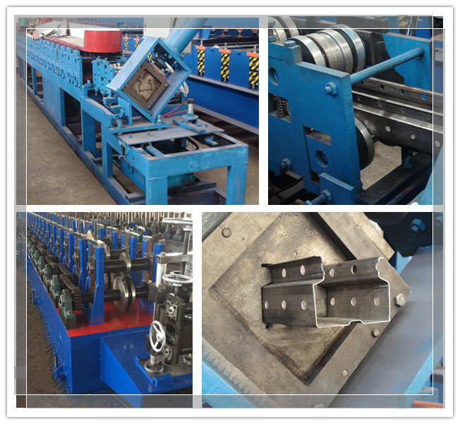 Customized PLC Control Shelf Rack Roll Forming Machine With Thickness 1.5-2.5mm