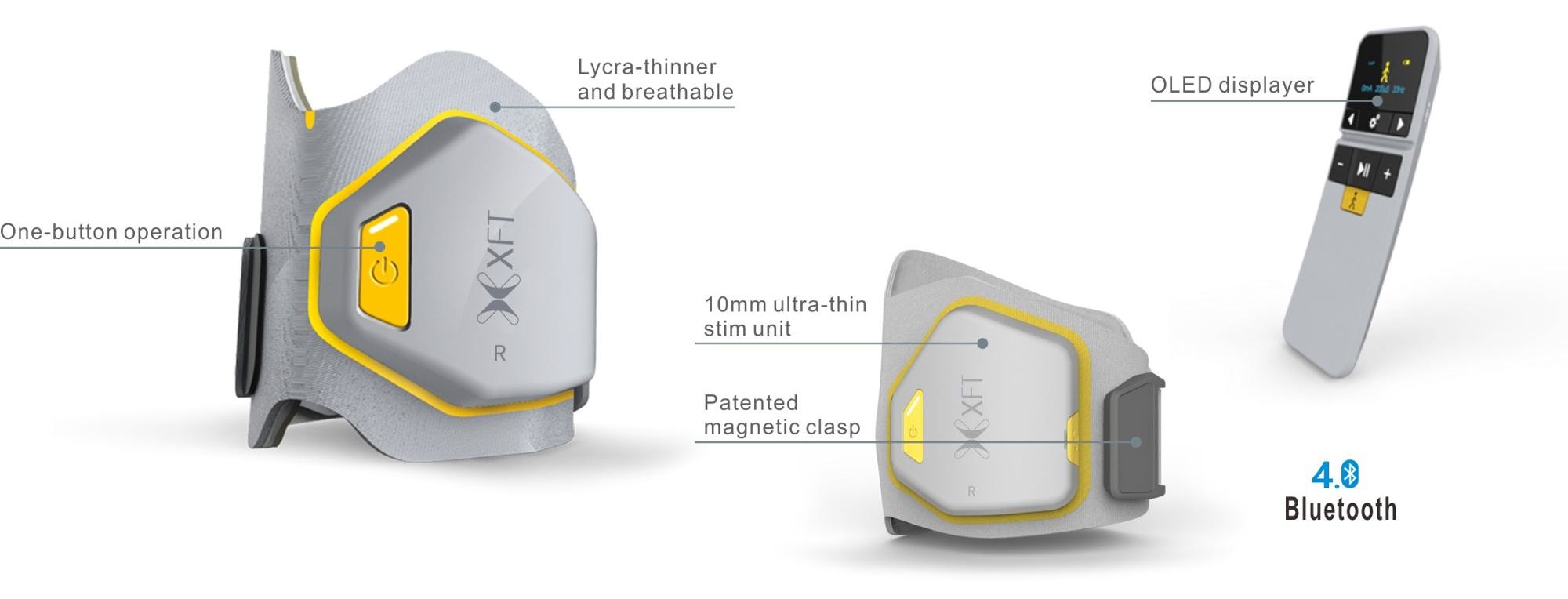 Rechargeable Fes Foot Drop System , Single Channel Foot Nerve Stimulator