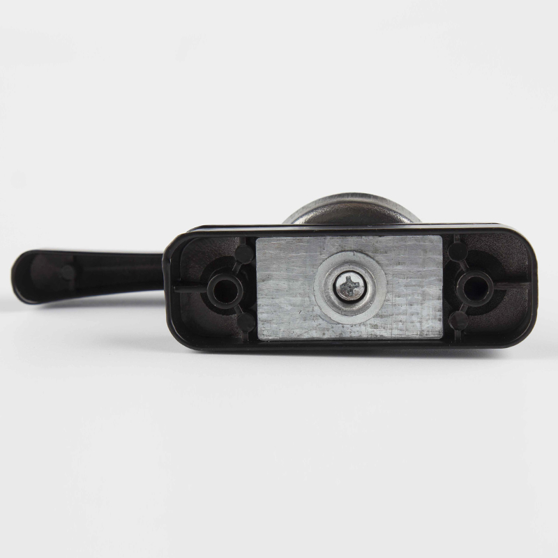Aluminum Alloy Material Sliding Window Handle with Modern Black Color Crescent Design