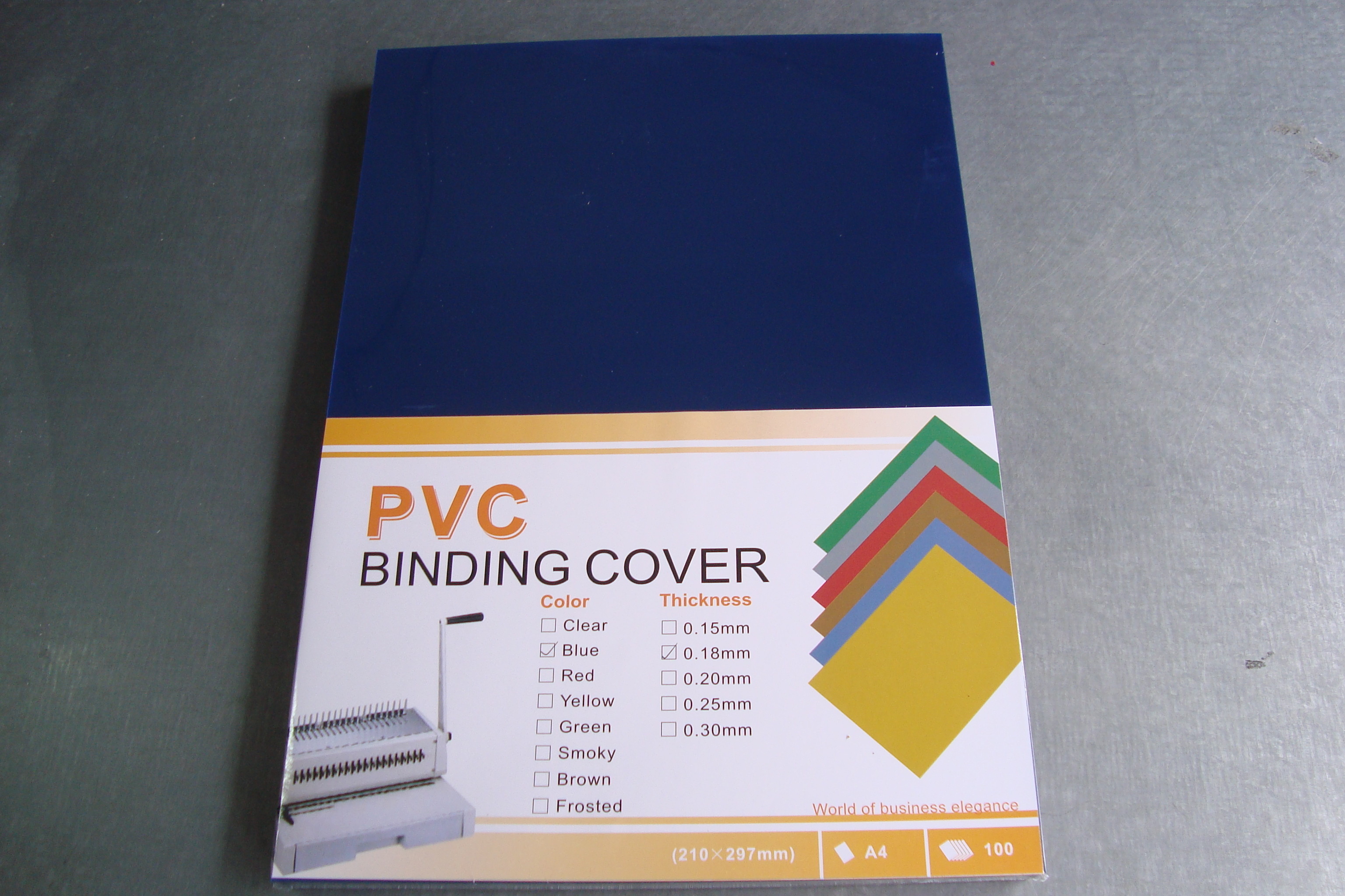 A4 A3 0.15mm 0.18mm 0.20mm 0.25mm 125mic 150MIC 180MIC 200MIC 250mic plastic PVC Binding Cover book cover from China