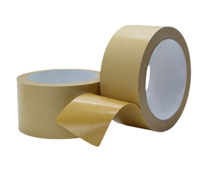 Kraft Tape Paper Tape Single Sided Self Adhesive Kraft Paper Tape Thicker ECO Friendly Custom Gummed