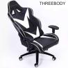 Buy cheap Ergonomic Racing Seat Gaming Chair Black And Blue Lumbar Support System from wholesalers