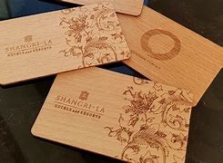 Wooden Hotel Keycard