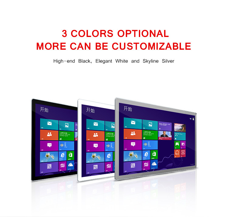 Subway Advertising 55 Inch Capacitive 10 Points Touch Screen Indoor Building Hanging Lcd Digital Signage