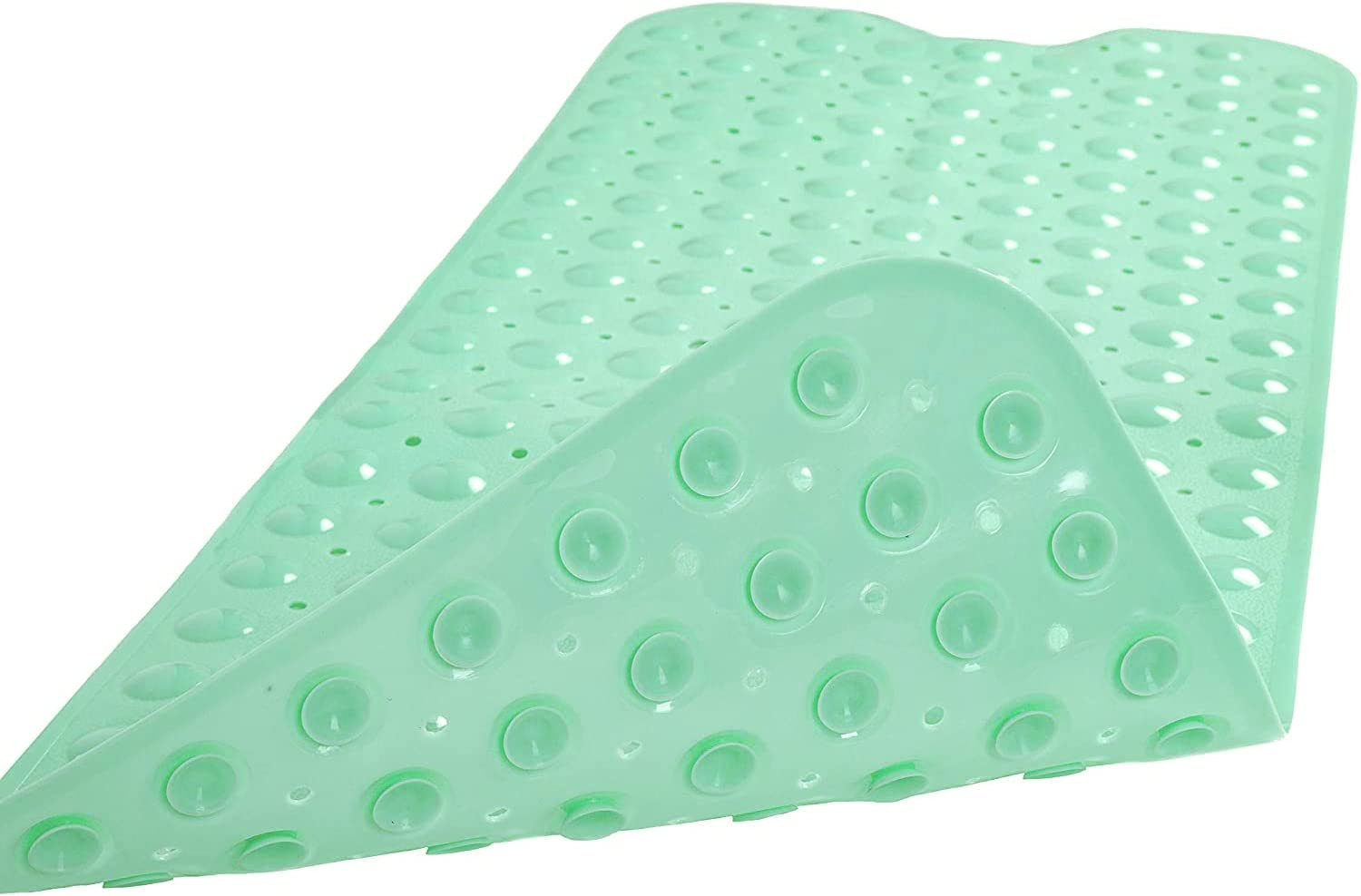 Rectangular Nontoxic Silicone Shower Mat Foot Massage Odorless