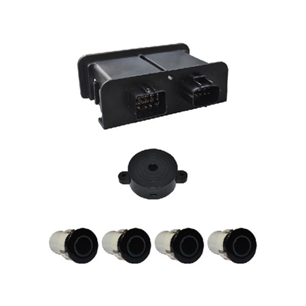 Waterproof Universal Buzzer Parking Sensor , 4 Sensors 4m Heavy Duty Reverse Sensors