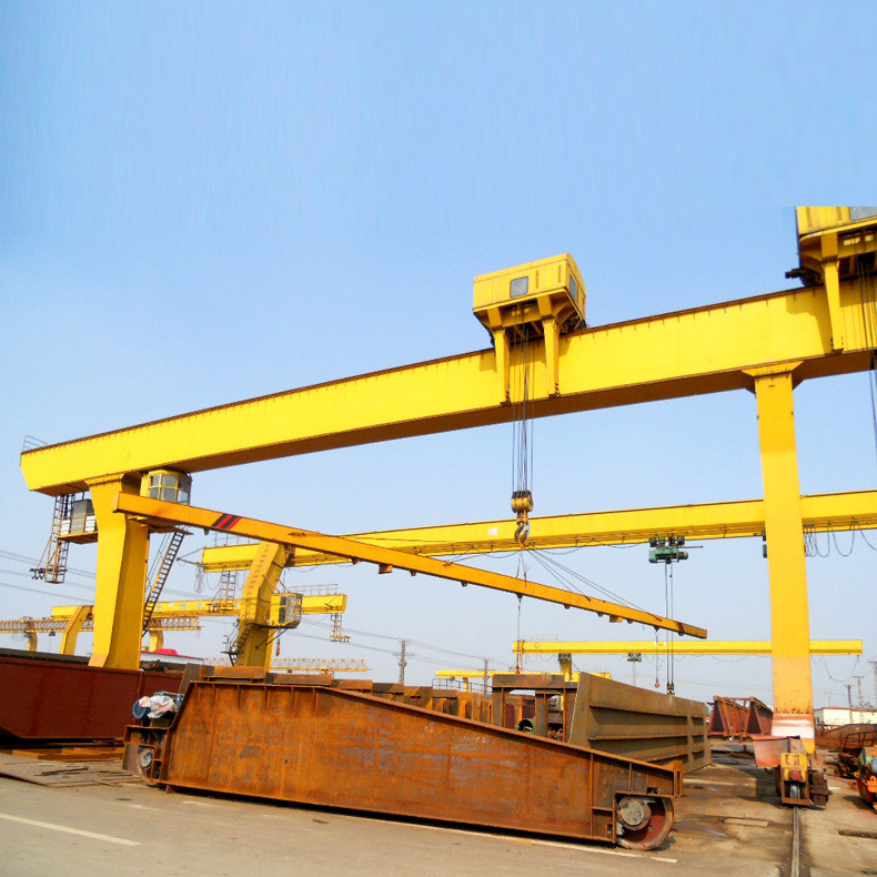 Electric Single Beam Gantry Crane L Type 5t 12m / Min CE ISO Certificate