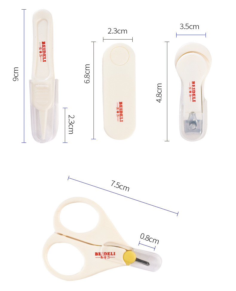 Children / Baby Nail Clipper Set , Baby Nail Clippers And Scissors Set