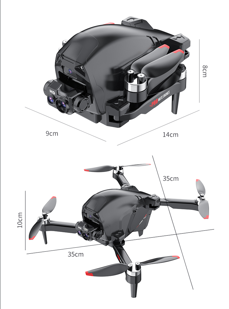 Remote Control Drone Helicopter Aerial Shooting 4k Hd Camera Drone Fpv Quadcopter with Strong Endurance Brushless Motor
