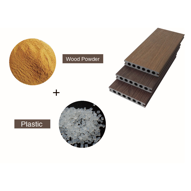 Outdoor Wood Plastic Composite Decking Wood Flooring 3D Embossed WPC Flooring Composite Deck