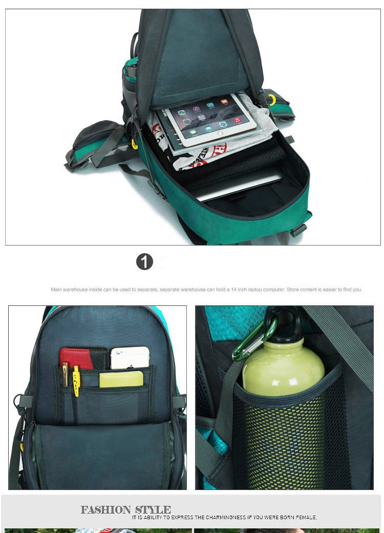 20-35 Litre Waterproof Hiking Backpack ISO Outdoor Hiking Trekking Backpack
