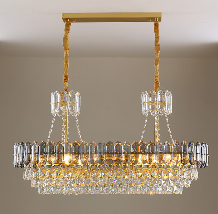 LED Pendant Chandelier Lights With Metal / Glass / Crystal Shade For Home Decoration