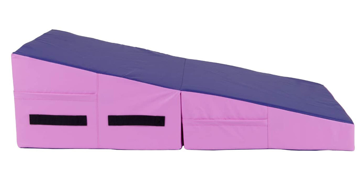 Incline Gymnastics Mat, Folding and Non-Folding Gymnastics Cheese Wedge Mat, Multiple Size Gym Fitness Skill Shape Tumbl