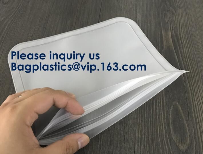 Eco Bio Vaccum Bag For Food Storage Reusable Silicone Peva Bag Freezer Snack Pack Packaging Biodegradable Compostable