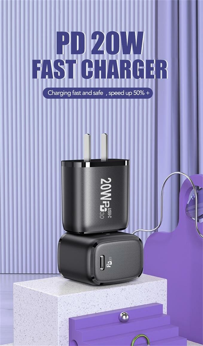 20W USB Wall Chargers Type C PD Adapter US EU Plug 240V For IPhone 12