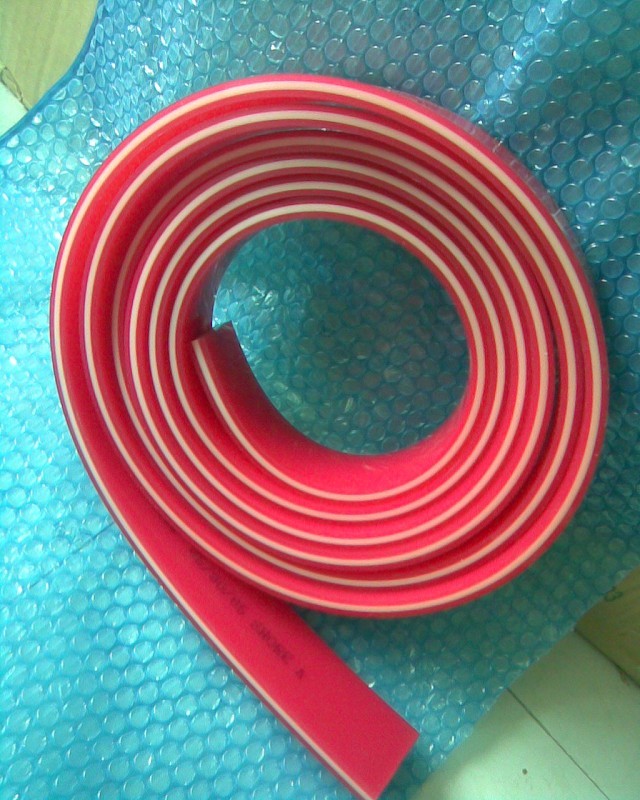 Red Elasticity Silkscreen Squeegee , 50 * 7 Bottles Silk Screen Squeegee Blades