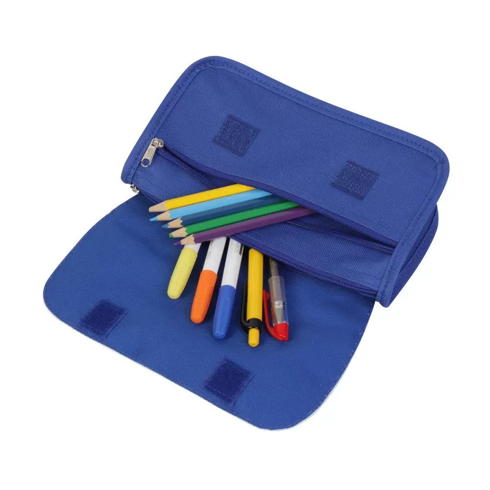 Double Layer Flip Pencil Bag Sublimation Makeup Bag For DIY Photos Printing