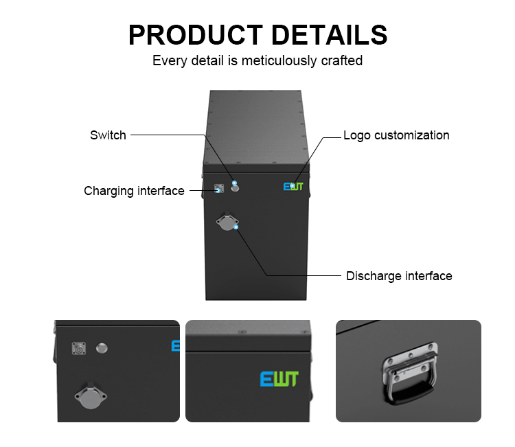 Power Storage Lithium Iron Phosphate Battery Pack 48V 60Ah LiFePO4 Battery
