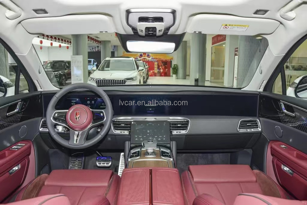 2024 Hongqi E-Hs9 Pure Electric Vehicle Large SUV with Optional 6-seater and 7-seater