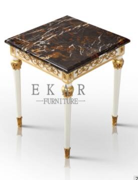 Classic Design Ash Wood Corner Living Room Elegant Round Side Table