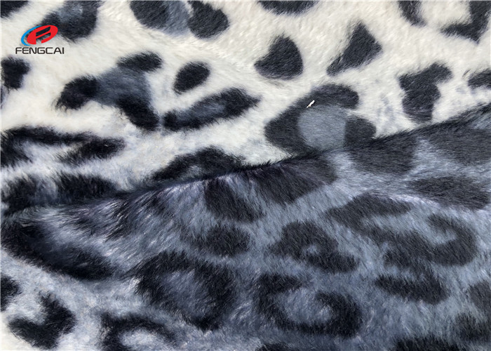 Waterproof Leopard Print Velvet Short Pile Fabric 0.5-4.0MM For Hometextile Cloth