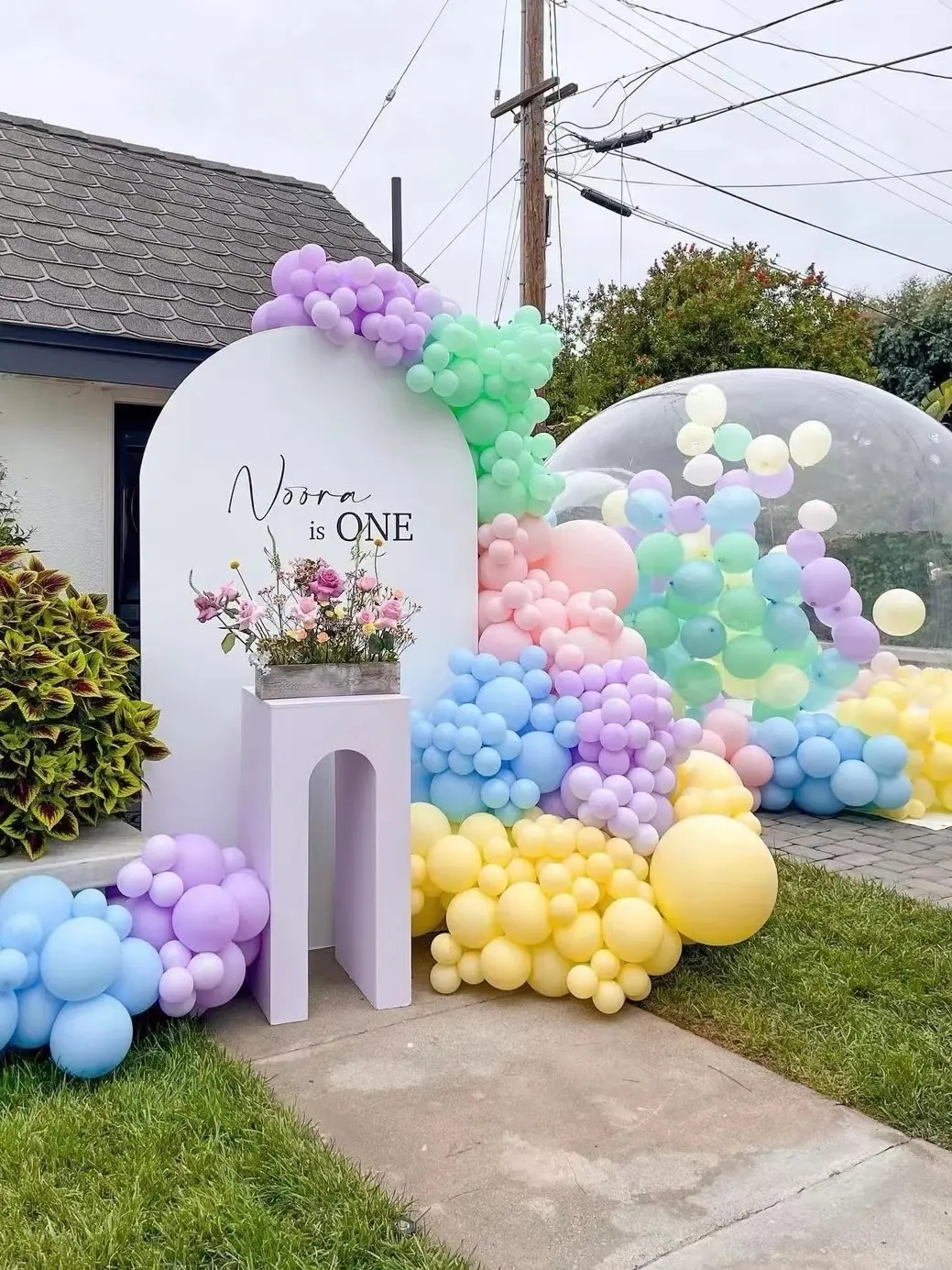 Hotel Outdoor Party Kids Inflatable Bubble House Tent Lodge For Party Event