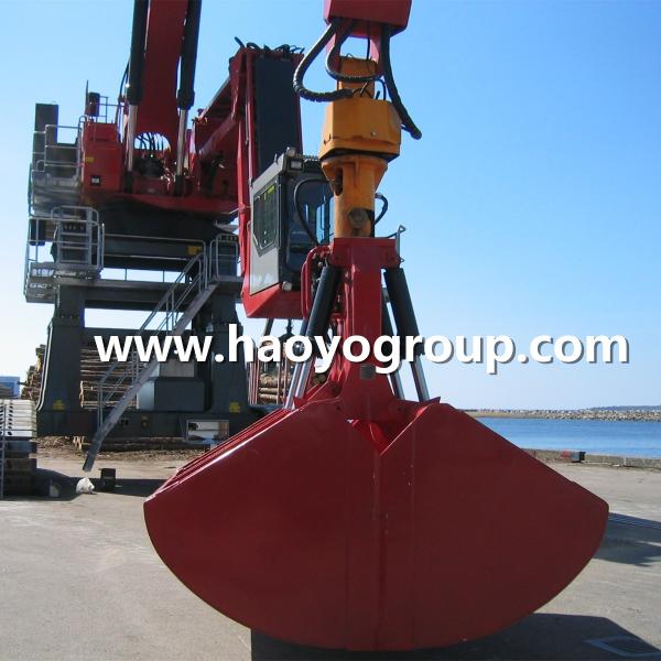 Excavator Rotated Hydraulic Clamshell Grab Bucket