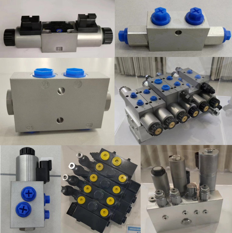 ODM/OEM Brand Solenoid Hydraulic Throttle Valve Steel / Iron One Way Flow Valve