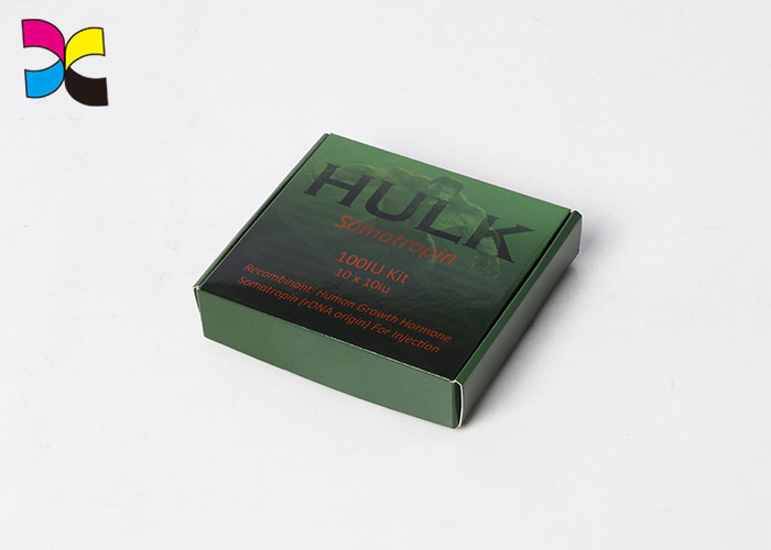 Green Offset Printing Corrugated Cardboard Boxes One Side Matte Lamination