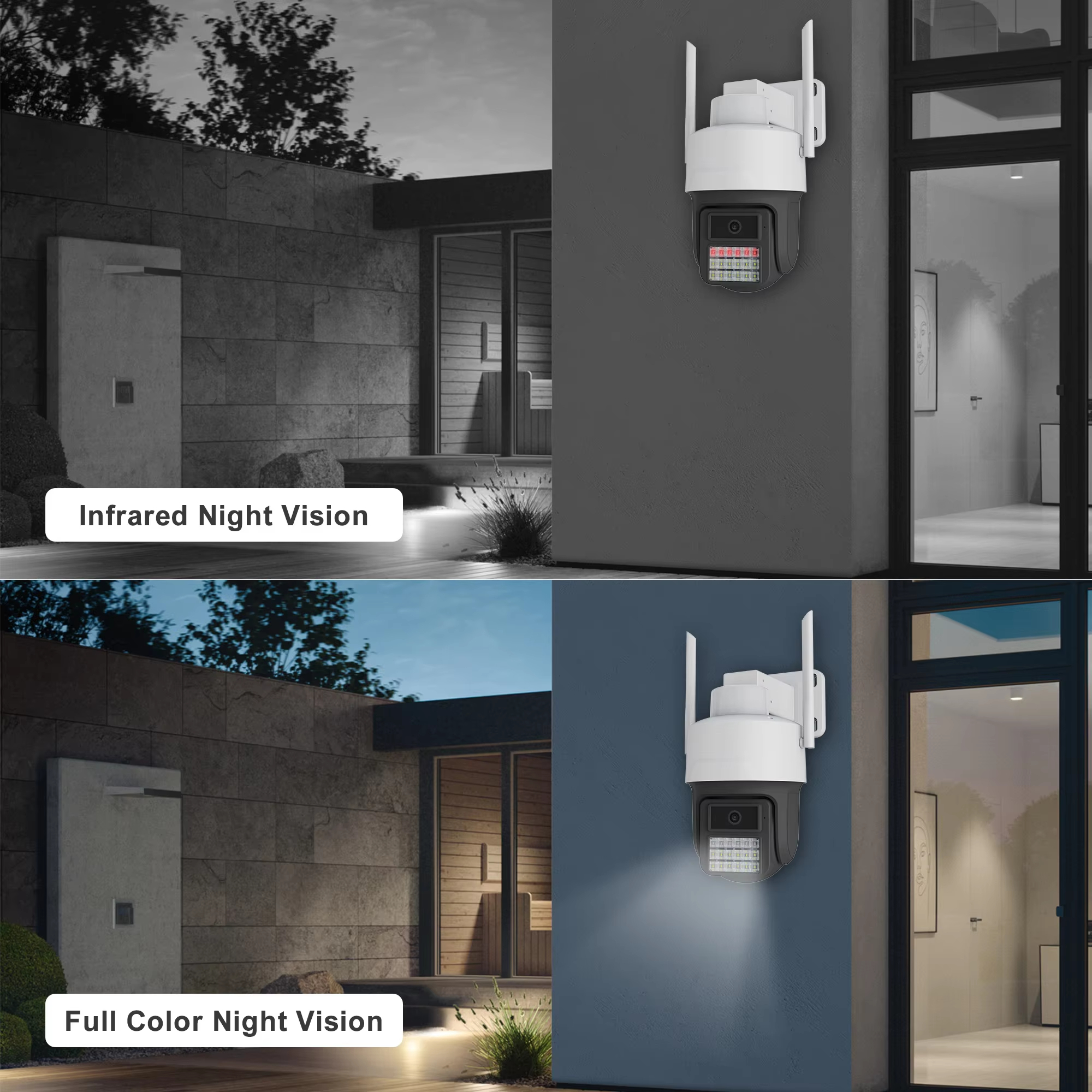 Wifi IP Network Cam De Seguridad Home Full HD 3MP Camera With Audio Wireless Auto Tracking Ptz Camera