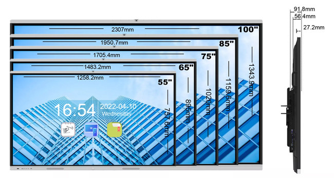 CNAS Interactive Flat Panel 60 Inch Touch Screen Monitor For School Teaching