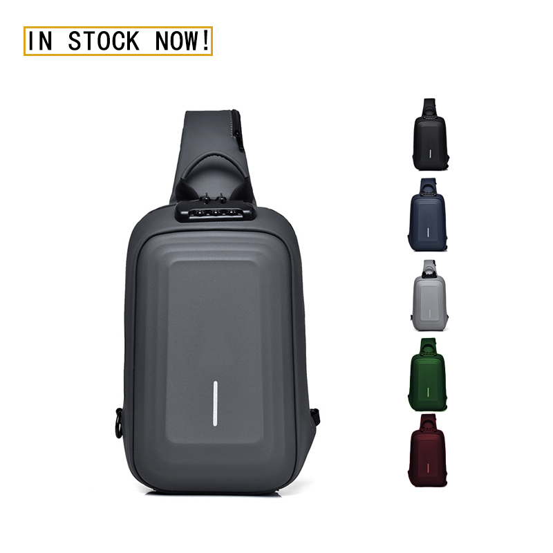 Custom Fashion Sporty Crossbody Bags Small Gym Belt Chest Bag Men Water Proof