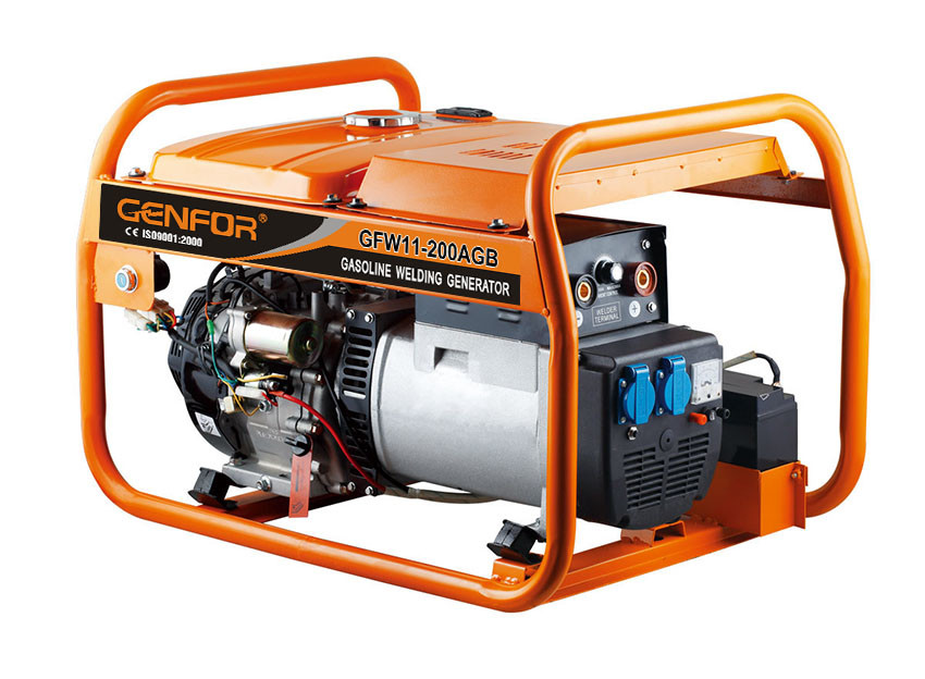 DC 19 - 26V Single Phase Generator , Welding Generator Set 8.0HP Max Output