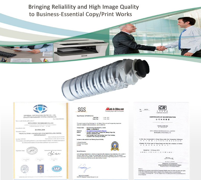 Compatible Black Toner Cartridge Replacement for Ricoh Aficio 1035
