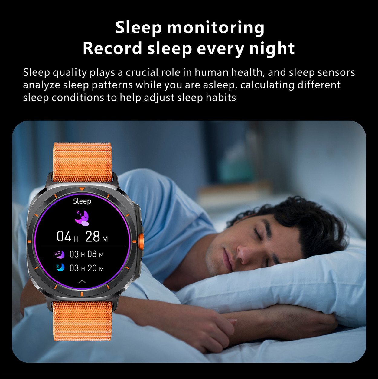 750MAh Battery New S7 Ultra Smartwatch Multi-Motion Compass Heart Rate Health Monitor