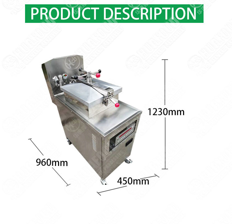 High Pressure Commercial Chicken Deep Fryer Electric Deep Fryer Machine