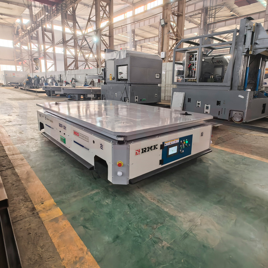 Heavy Duty AGV With Laser + Magnetic Strip + QR Code Hybrid Navigation Automated Material Handling Robot