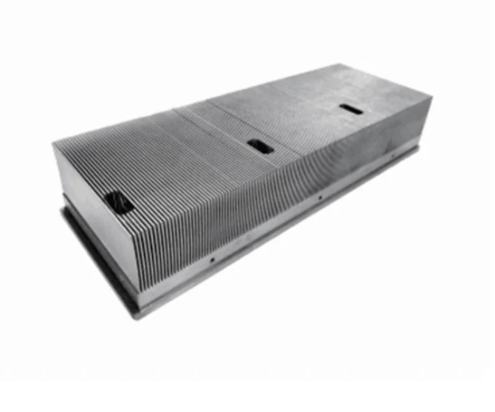 1000W Grown Light LED Aluminum Heatsink Skived Base Heat Sink For Computer Sever