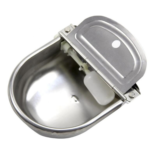 Floating Horse 4L Cattle Water Drinkers Horse Stainless Steel Bowl