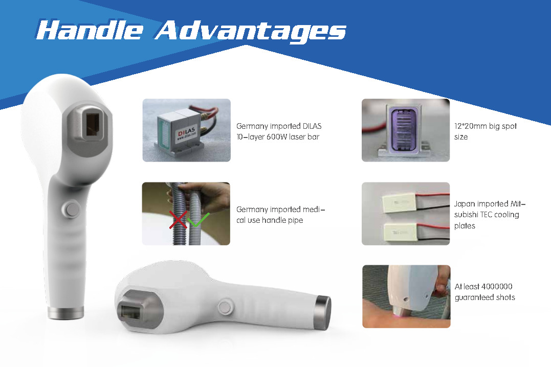 Most professional 808nm diode laser quick hair removal salon use beauty machine