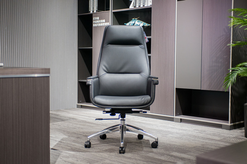 DIOUS Leather Height Adjustable Office Chair High Back For Executive