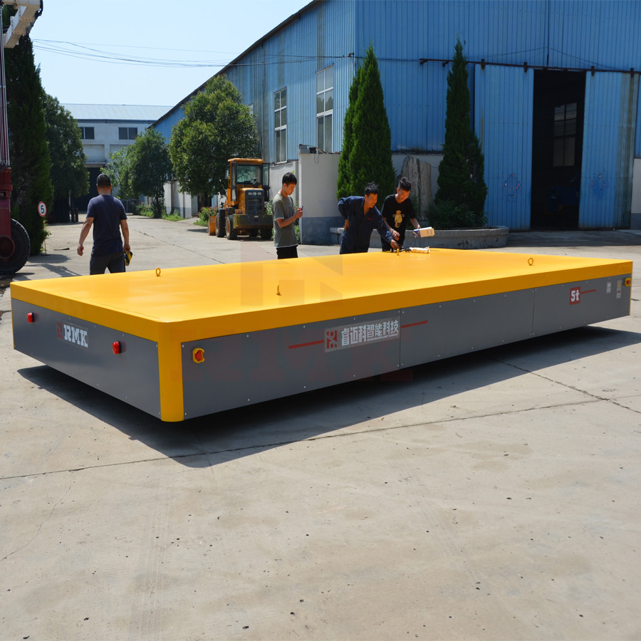 5T Coil Handling Battery Transfer Trolley Industry Metallurgy Wireless Remote