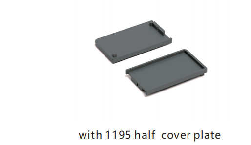 Furniture Half Edge 22mm Thickness Aluminium Drawer Handles