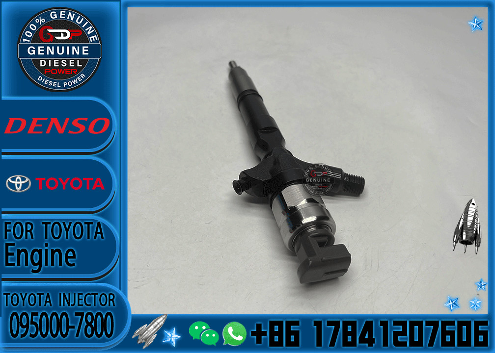 Professional Fuel Denso Common Rail 095000-7800 For Toyota- Hiace Hilux 2kd-ftv Injector 23670-39245