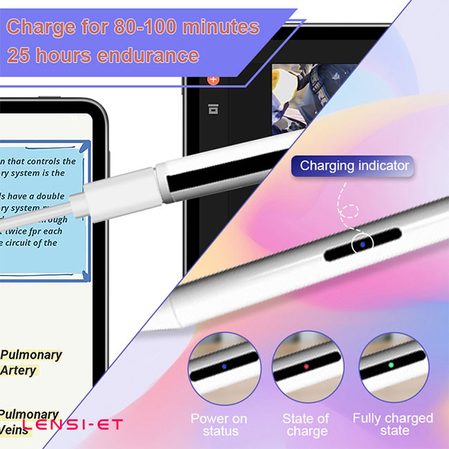 Paintwrite Charging Stylus Pen Smoothly Study Office Laptop Touch Screen Pencil