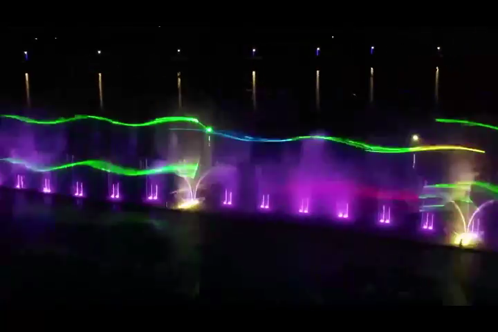 LED Light Musical Multimedia Control Lake Water Fountain